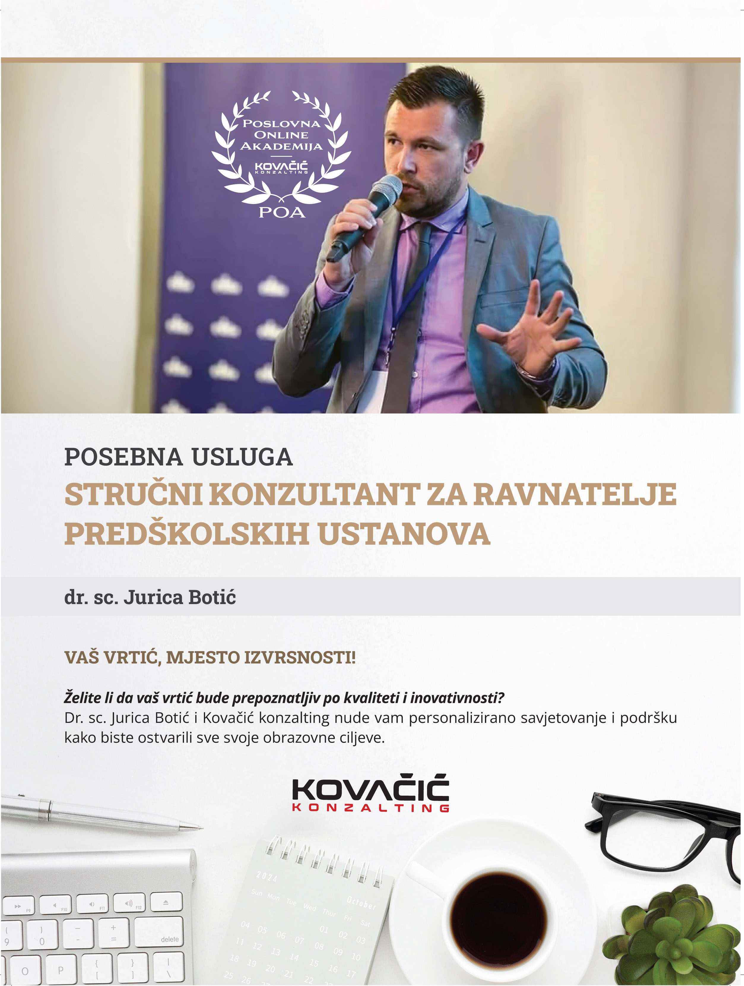 Kovačić Konzalting 2024 Posebna usluga stručni konzultant za ravnatelje vrtići Botić TISAK 1
