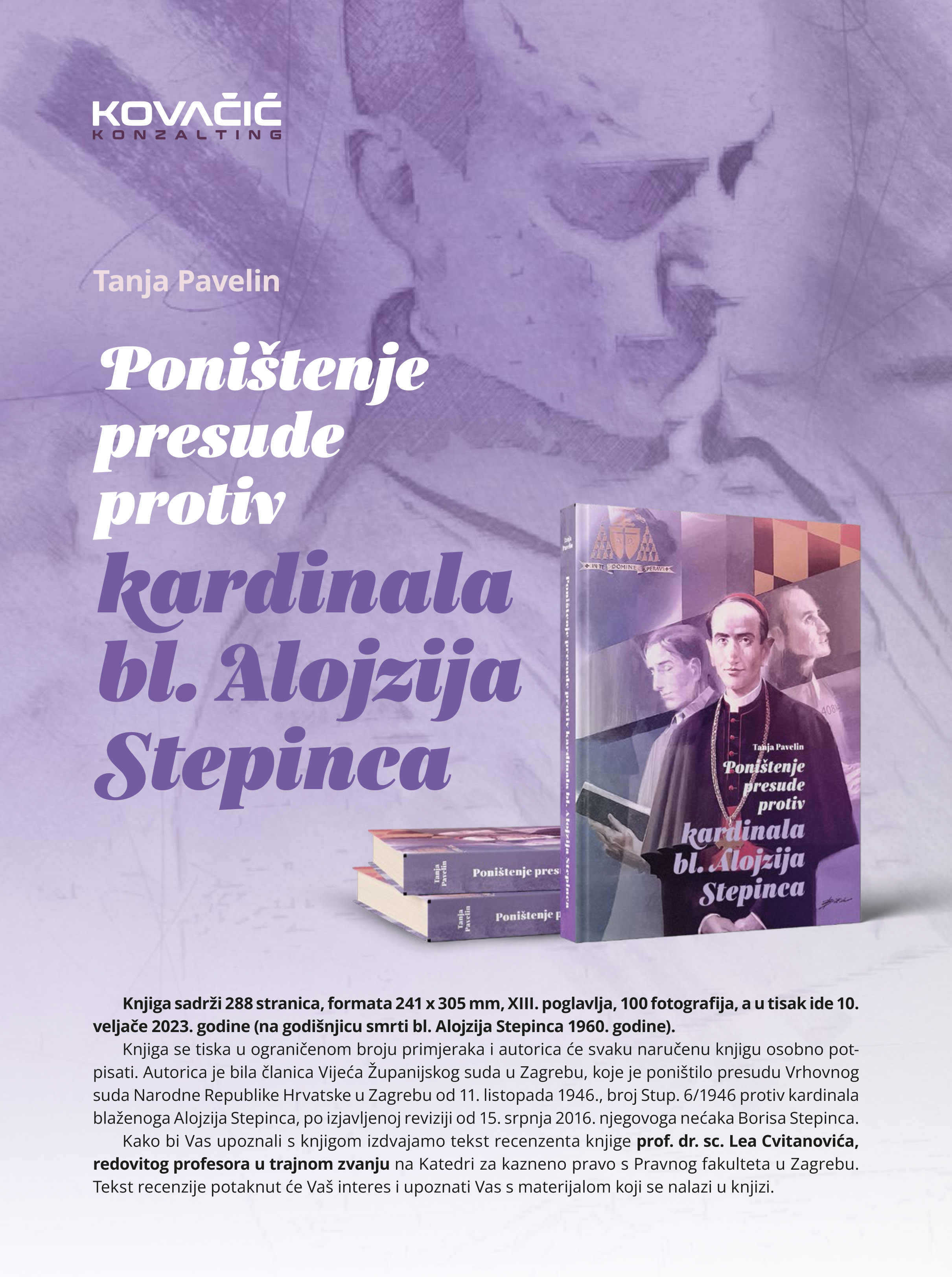 Kovačić Konzalting 2023 NARUDŽBENICA Tanja Pavelin Poništenje presude protiv kardinala bl Alojzija Stepinca 1