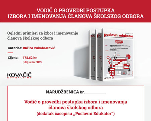 IMENOVANJE ČLANOVA ŠKOLSKOG ODBORA