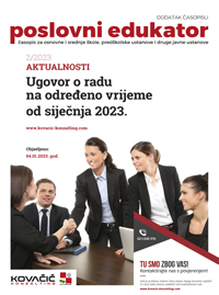 Dodatak časopisu broj 02/2023 - Ugovor o radu na određeno vrijeme